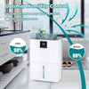 White Portable Dehumidifier with 3 Modes 40L Dehumidifier