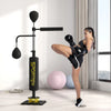 Freestanding Boxing Punching Bag with Reflex Bar and Speed Balls Home Gym Black