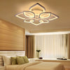 Modern Chandelier LED Ceiling Lamp White Frame Light Living Room Pendant Yjdocfc