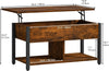 Lift Up Coffee Table With Storage Shelf Living Room Home Furniture