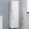 1200mm Tall Bathroom Wall Hung Storage Cabinet Cupboard Modern Soft Close White