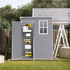 PP Garden Shed Equpments Outdoor Tools Storage Box Backyard Patio Shed Cabinet