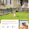 BingoPaw 5x Garden Fence Metal Wire Panel Heavy Duty Pet Dog Fencing Border Edge
