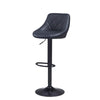 Set of 2 Barstool Kitchen Breakfast Swivel Pub Counter Gas Lift PU Leather Chair