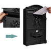Letter Box Outdoor Postbox Mailbox Wall Mounted Vintage Suggestion Box Lockable
