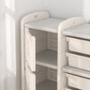 Kids Storage Cabinet Drawer Children Bookcase Toy Train Shelving for Playroom UK