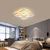 Dimmable LED Ceiling Light Square Modern Chandelier Lighting 80W Remote Control