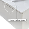 White High Gloss LED Coffee Table Wooden with 4 Drawers 16 Colors Adjustable