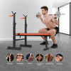 Adjustable Weight Bench Barbell Rack Foldable Incline Decline Home Gym Bench