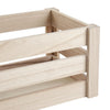 Wooden Storage Crates Container Decorative Slatted Crate Wood Box Display Boxes