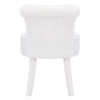 Dressing Table Stool Bedroom Plush Shaggy Low Back Makeup Vanity Chair