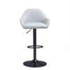 Set of 2 Barstool Kitchen Breakfast Swivel Pub Counter Gas Lift PU Leather Chair