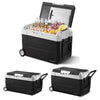 30/40/50L Fridge Portable Refrigerator Dual Zone Cooler Food Drink Car Bedroom