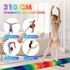 Portable Floor Balance Beam 7FT Folding Firm Gymnastic Beam w/ Handles