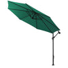 Cantilever Garden Parasol Banana Patio Sun Shade Umbrella with Crank Handle Tilt