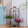 Tiered Kitchen Food Veg Storage Bathroom CaddyRack Organise Fruit Trolley Basket