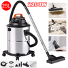 2000W Vacuum Cleaner Wet & Dry Bagless 25L Cylinder Powerful Compact Cleaning UK