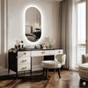 Large Oval LED Backlit Bathroom Mirror Defog Wall Vanity Mirror Washroom Bedroom