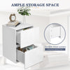 Bedside Table Cabinet Bedroom Furniture Storage Nightstand w/ Drawer Living Room