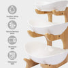 Fruit Basket Bowl 3 Tier Serving Holder Vegetable Snacks Storage Display Stand