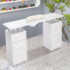 Professional Manicure Nail Table Beauty Salon Storage Station Desk With Drawers