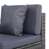 Garden Rattan Furniture Set 4-Seater Combo Modular Sofa w/ Cover Patio Outdoor