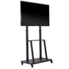 Mobile TV Cart Floor Stand Mount Height Adjustable Large Trolley for 32- 80'' TV