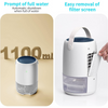 Portable Electric Dehumidifier 1100ml Tank for Home Condensation Moisture Damp