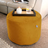 Home Interior Velvet Pouffe Bean Bag Large Ottoman Beanbag Footstool Pre Filled