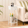 End Table 25 x 25 x 70 cm Bedside Table Set of 2 Tall Side Table