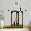 Large Wooden Hallway Console Table Entry Side Display Desk Industrial Wood Table