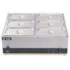 Electric Food Warmer Catering 4/6 Pot Wet Well Heat Restaurant Bain Marie Buffet