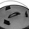 Pre-Seasoned Cast Iron Outdoor/Camping Dutch Oven Stew Pot with Handle and Lid
