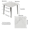 Heavy Duty Marble Slate Kitchen Dining Table Indoor Outdoor CounterPub Bar Table