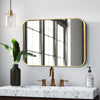 Rectangle Metal Framed Wall Mirror Bedroom Bathroom Dressing Vanity Glass Mirror