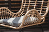 DAKO Garden Set SERRANTE – 2 Rattan-Effect Chairs with Cushions & Round Table