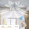 Modern Ceiling Fan with Light Dimmable Ceiling Fan Remote Control 6 Wind Speeds