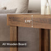 Tribesigns Side Table with Wooden Shelf, 50×50×65 cm Sofa Table & End Table