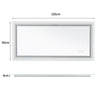 41"x20" XX-Large Bathroom Mirror Dimmable LED Lighted Vanity Mirror Salon Smart