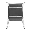 Set of 4 High Back Leather Kitchen Chair Dining Chairs Metal Leg Home Restaurant