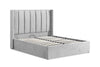 Brand New Double Size Bed Frame, with Lift Up Storage, Stunning Grey Fabric!