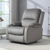 Recliner Chair Microfibre Reclining Armchair with Adjustable Footrest Cup Holder