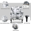 Butterfly Velvet Armchair Wingback Tub Chairs Padded Leisure Sofa Living Room UK