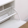 SHOE CABINET 2 DRAWER STORAGE CUPBOARD RACK SHELF FOOTWEAR ORGANISER SHOE STAND