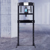 Black 12-Ton Adjustable Steel Hydraulic Work Shop Press Garage Presses Manual UK