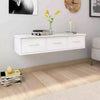 Wall-mounted Drawer Shelf Wall Rack Storage Cabinet Engineered Wood vidaXL