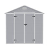 8x8ft Outdoor Large Shed Plastic Garden Tool Bike Storage Shed Shelter, 2 Window