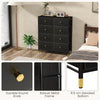 8 Drawers Dresser Tower Organizer Fabric Storage Chest of Drawers Metal Frame