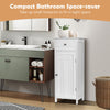 Bathroom Floor Cabinet Single Door Floor Cabinet Freestanding Storage Cabinet