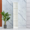 Modern Bathroom Tall Cabinet with Storage Shelf&Door Corner Shelf Bookshelf